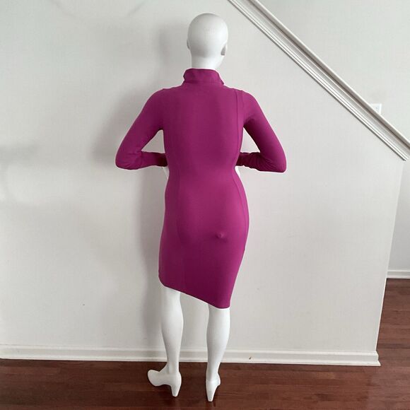 Vitality Balance Fuchsia Tati Long Sleeve Dress 1/4 Zip Athletic Exercise L - Picture 3 of 14